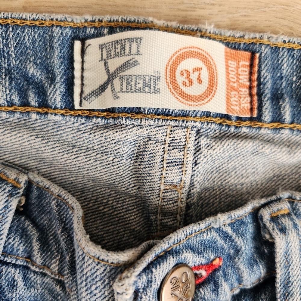 Wrangler 20Xtreme Low Rise Boot Cut Jeans Mens Size 35x32 Medium Wash Denim - Picture 5 of 8